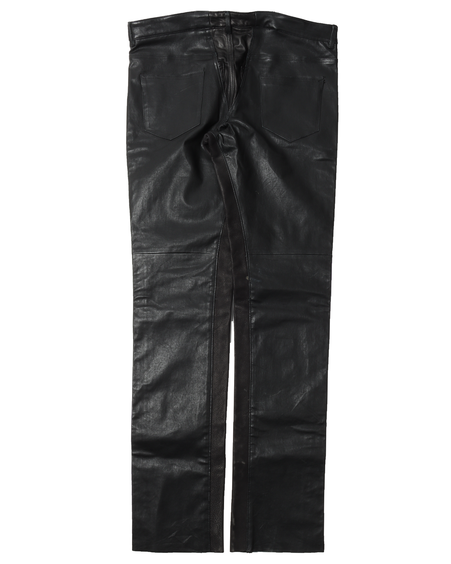 Sample Leather Purple Stripped Pants