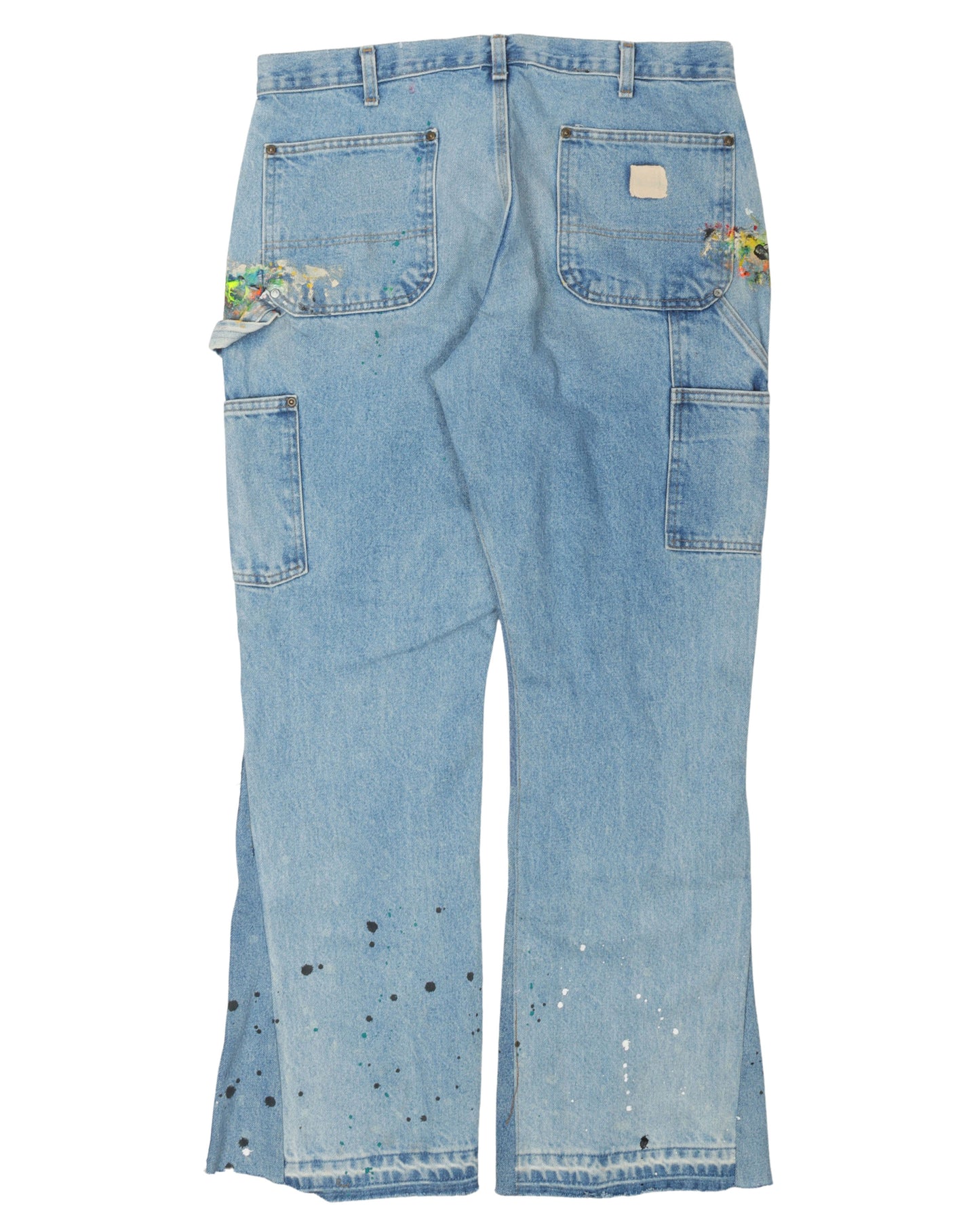 Light Wash Flare Carpenter Pants