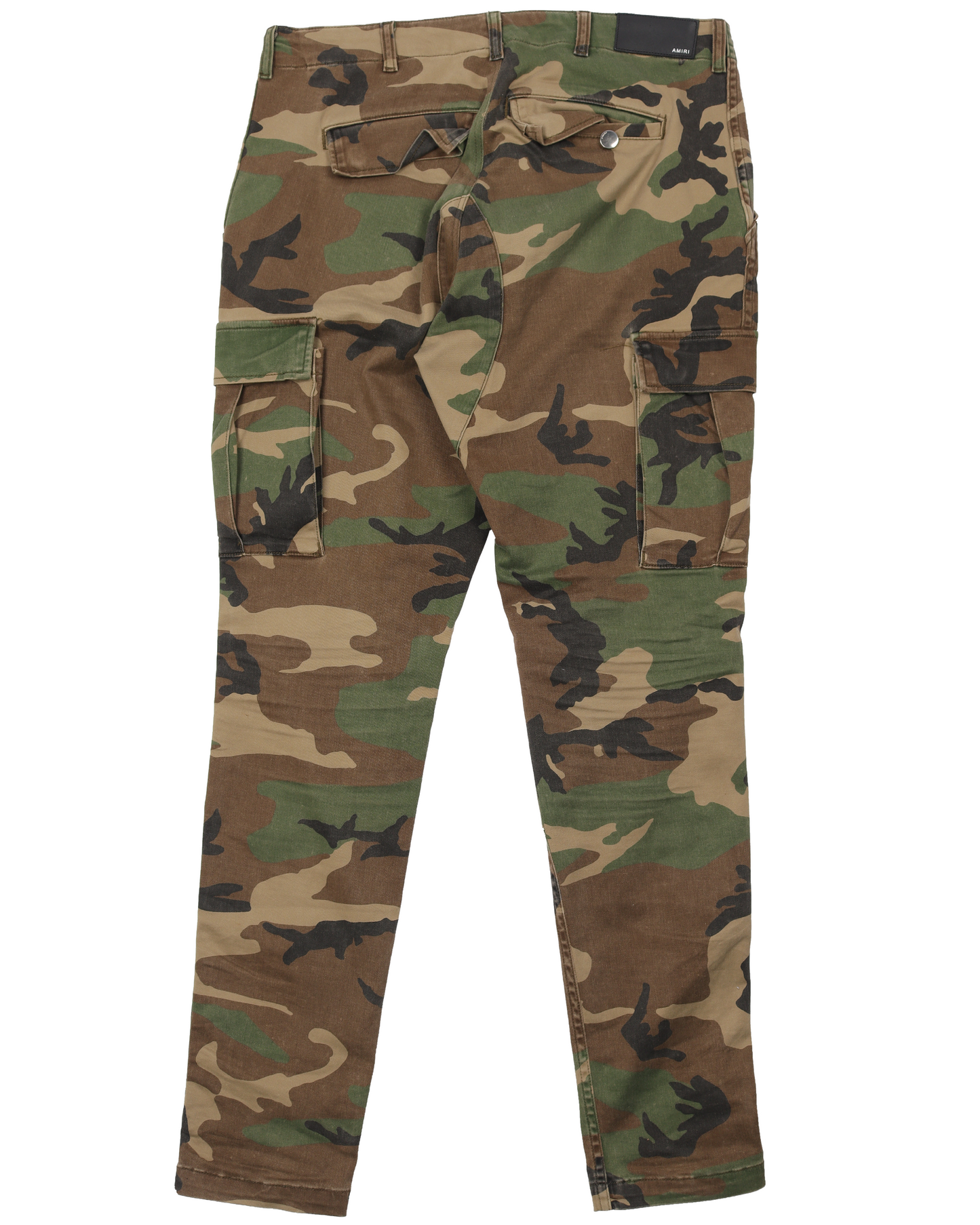 Camo Distressed Denim