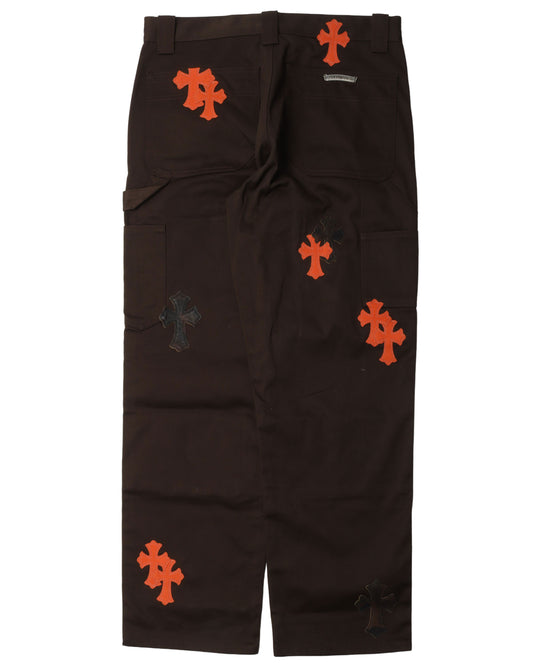 Double Knee Cross Patch Pants
