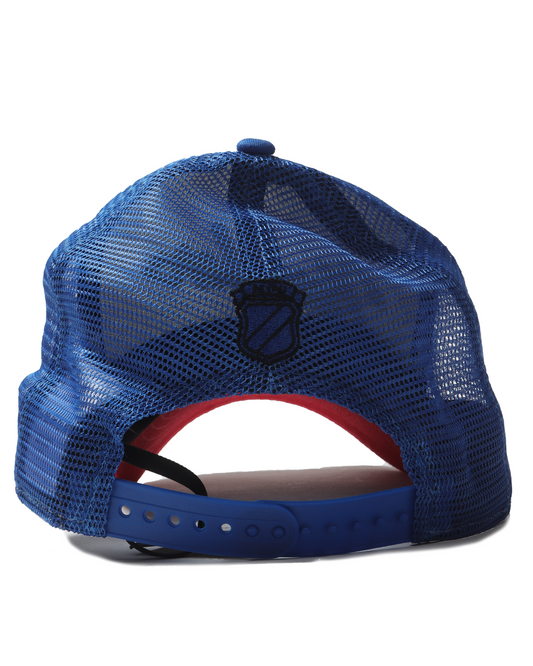 Blue and Red Trucker Hat