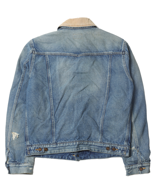 Corduroy Collard Denim Jacket