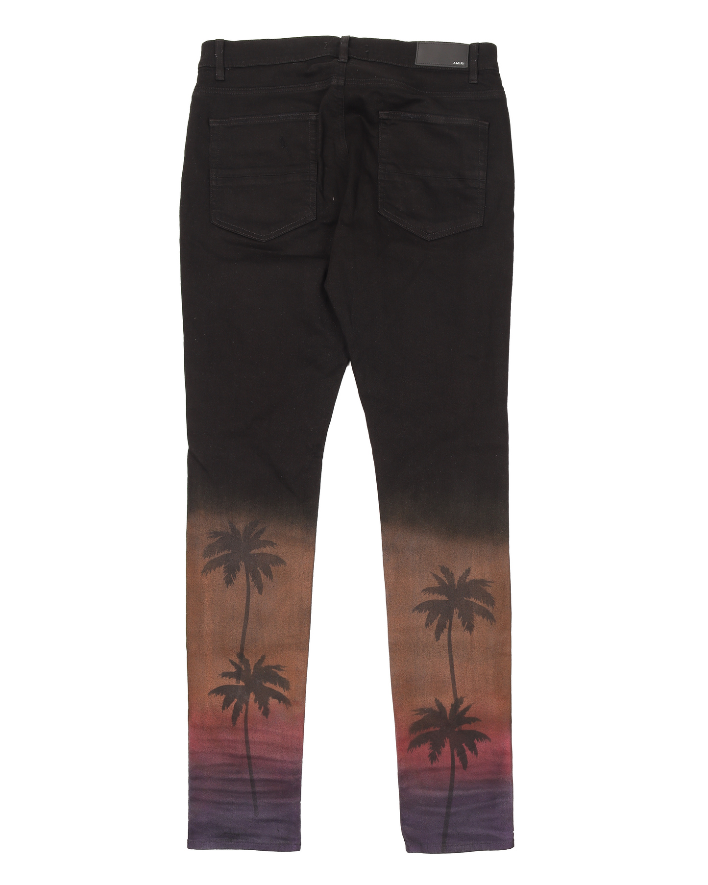 Palm Tree Distressed Jean