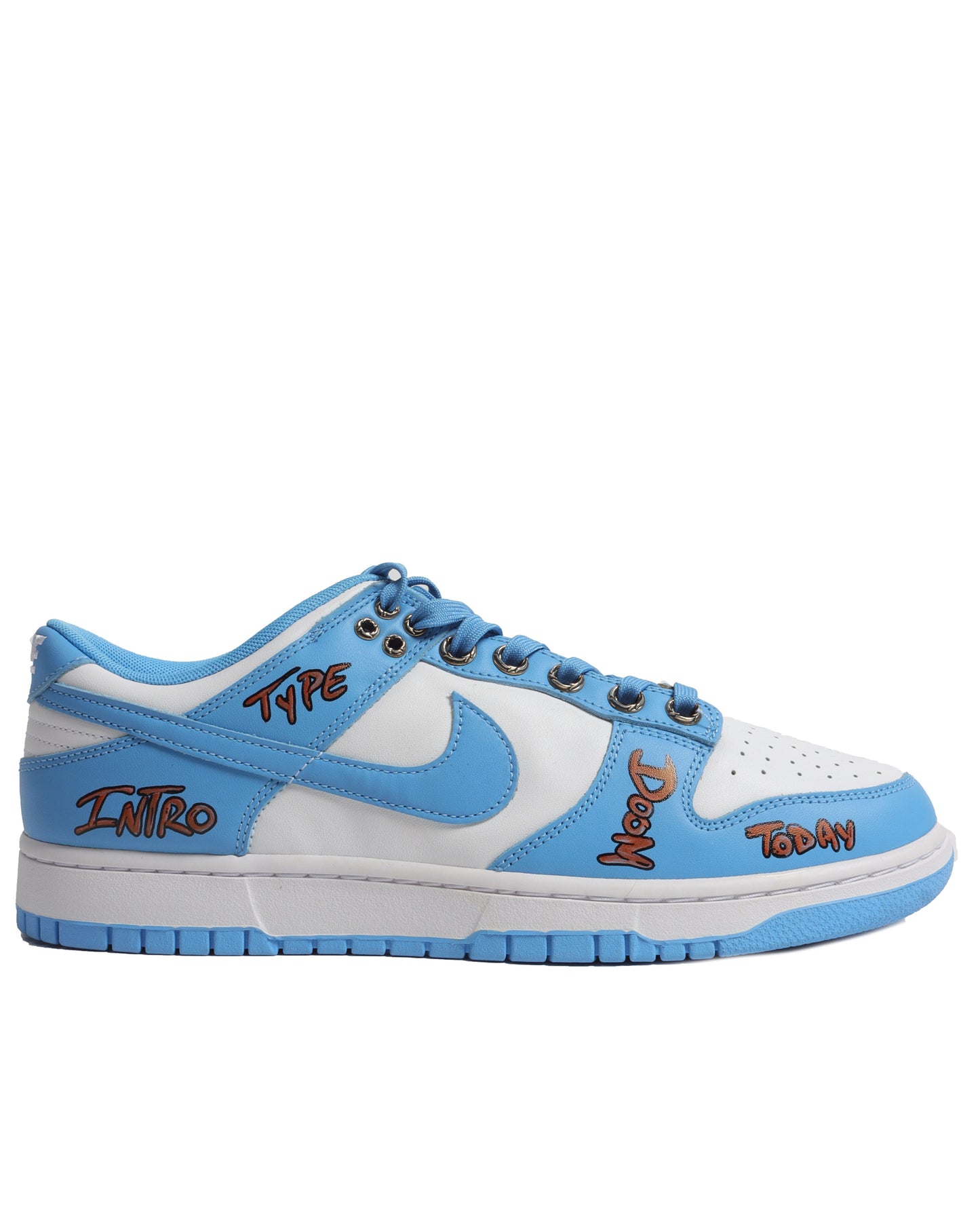 Matty Boy Hand Painted Nike Dunk Low UNC