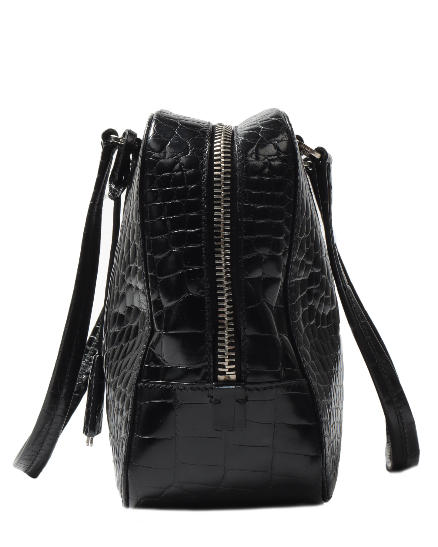 Vintage Embossed Crocodile Effect Bag