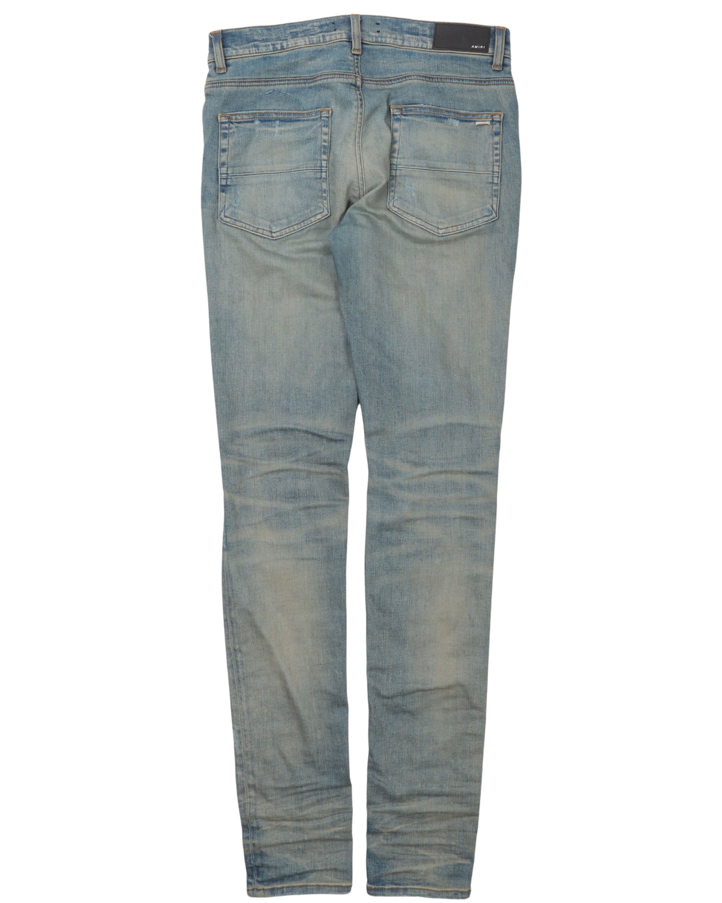 Sand Fade Distressed Jeans