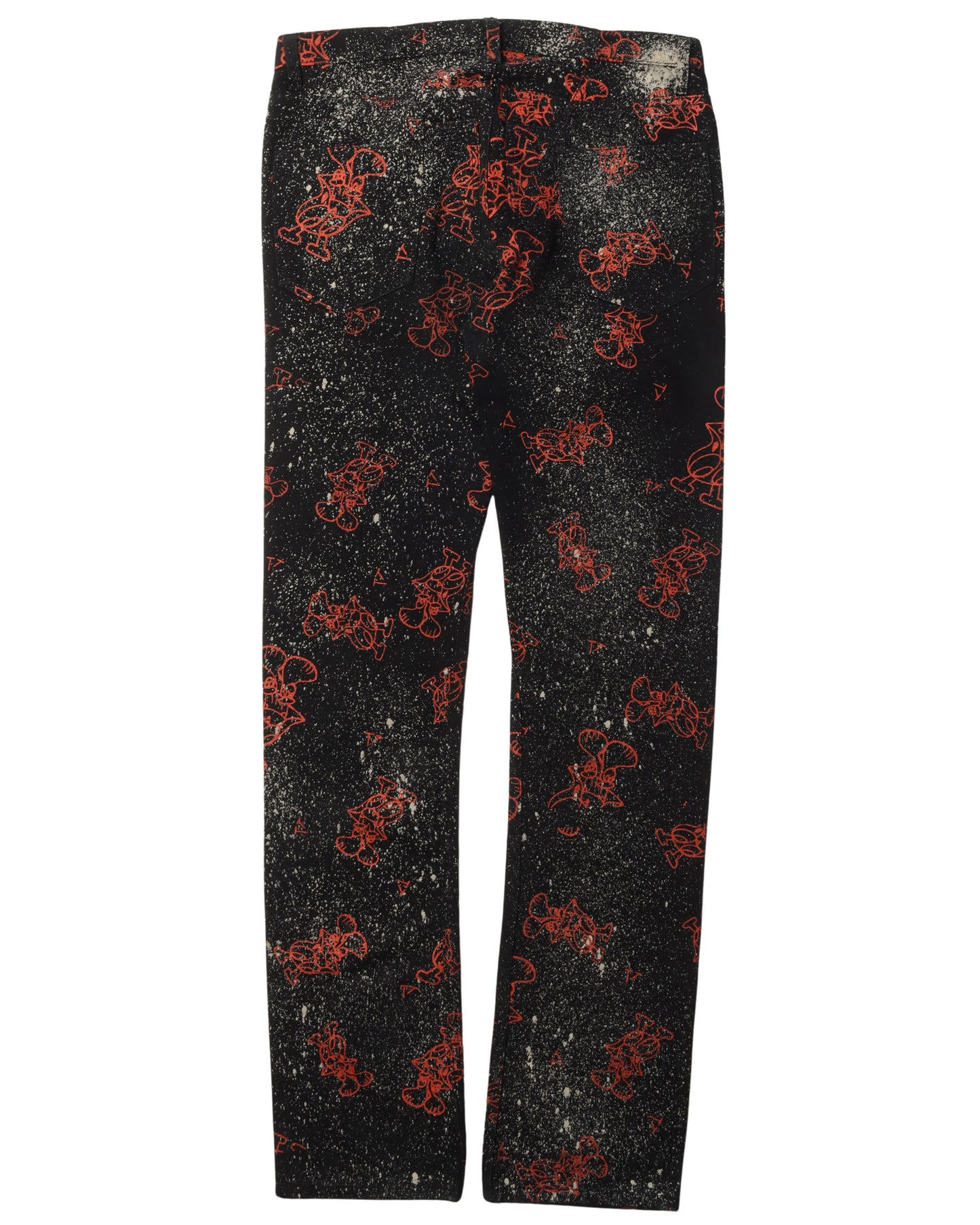 Skoloct Airbrushed Painted Jeans