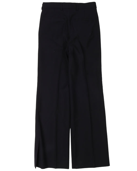 Pleated Flared Dress Pants