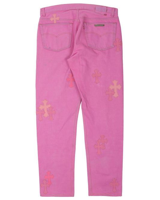 Sex Records Cross Patch Denim