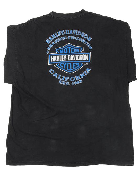 Harley Davidson Blue Smoke Long Sleeve