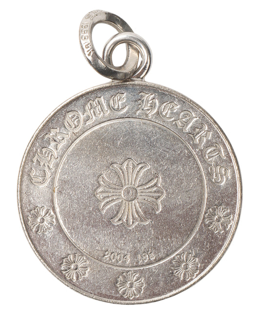 Diamond Embellished 18k White Gold Pendant