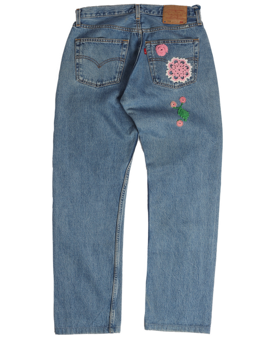 Levi's Custom Embroidered Denim