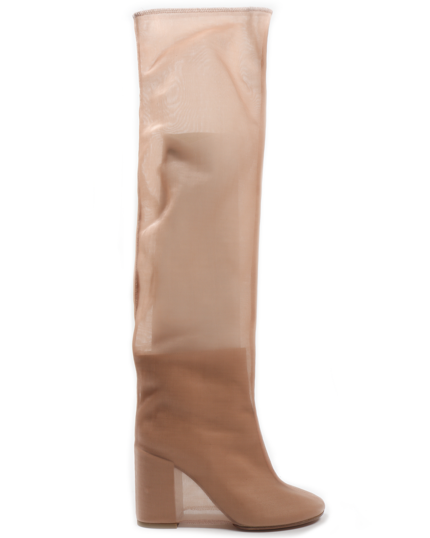 MM6 Mesh Knee-High Boots