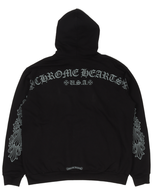 Friends & Family Grey Banner Logo Hoodie