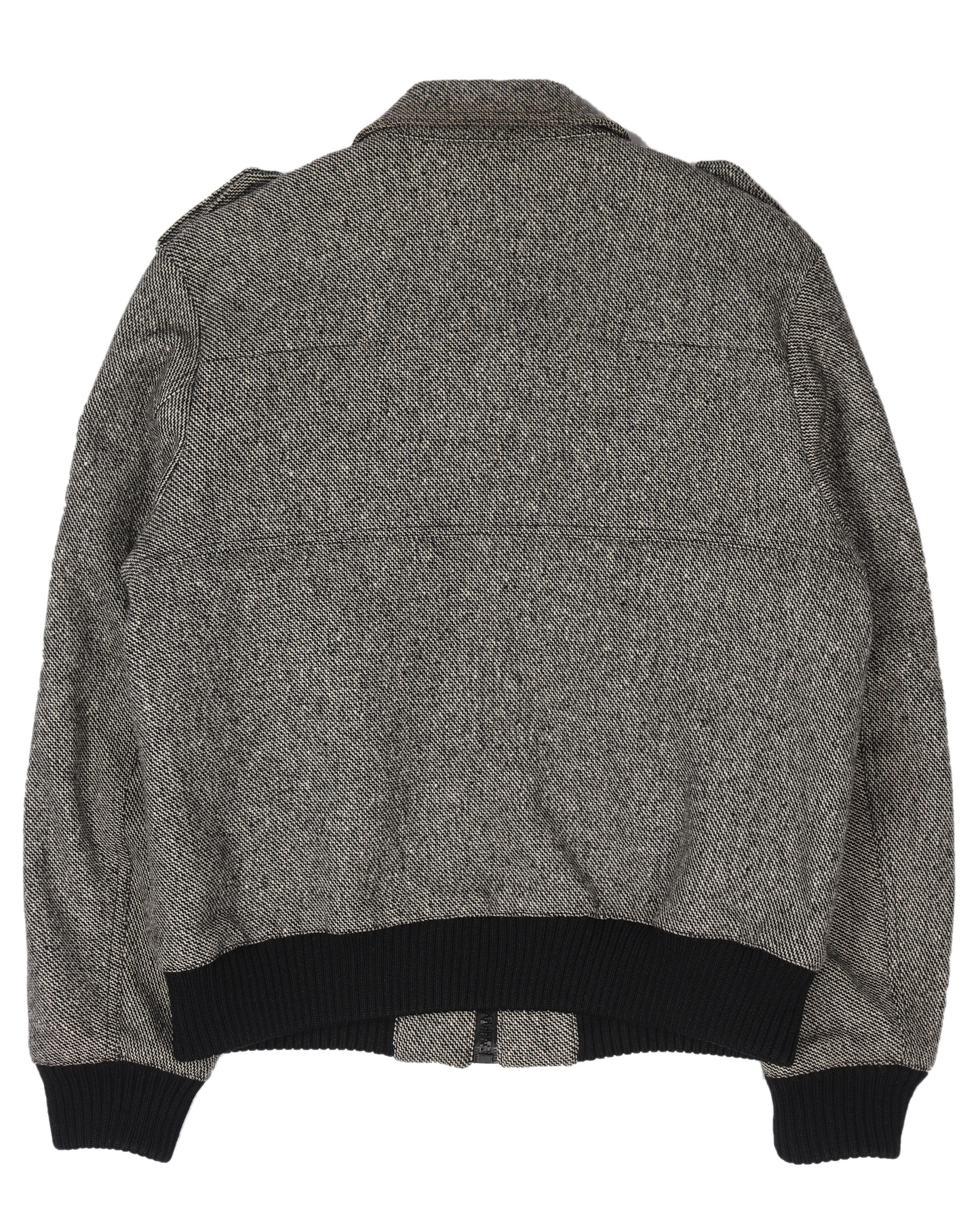 Hedi Slimane Wool Motorcycle Jacket