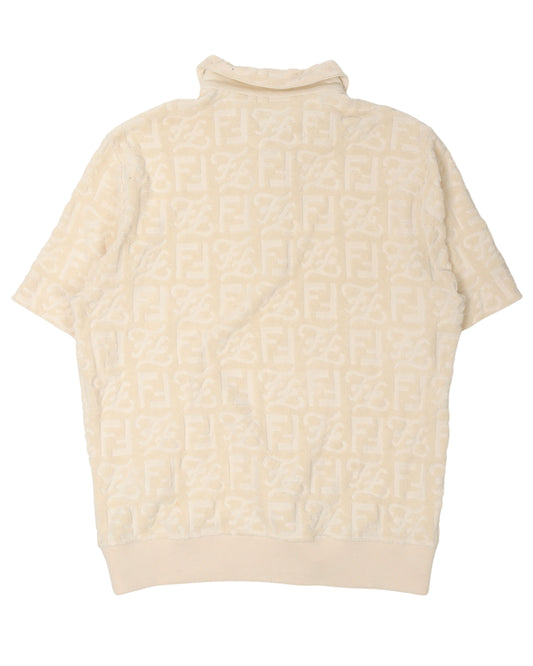 Terry Cloth Polo Shirt