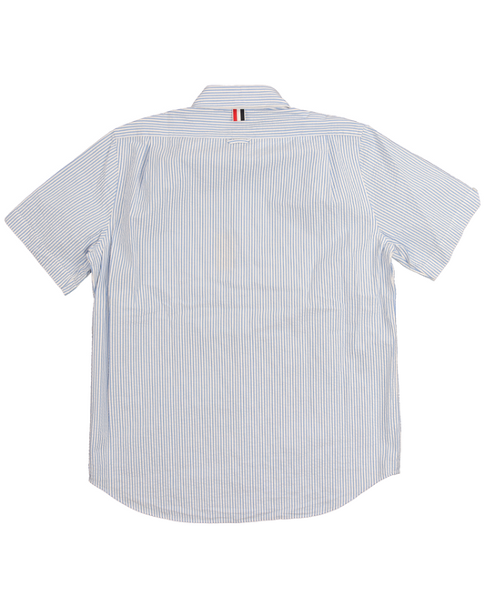 Straight Fit Short Sleeve Seersucker Shirt w/ Tags