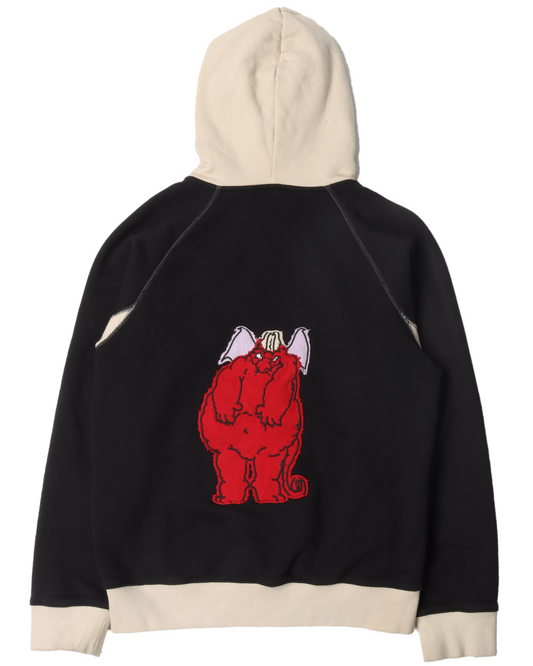 Bruno Bozzetto Patch Zipped Hoodie