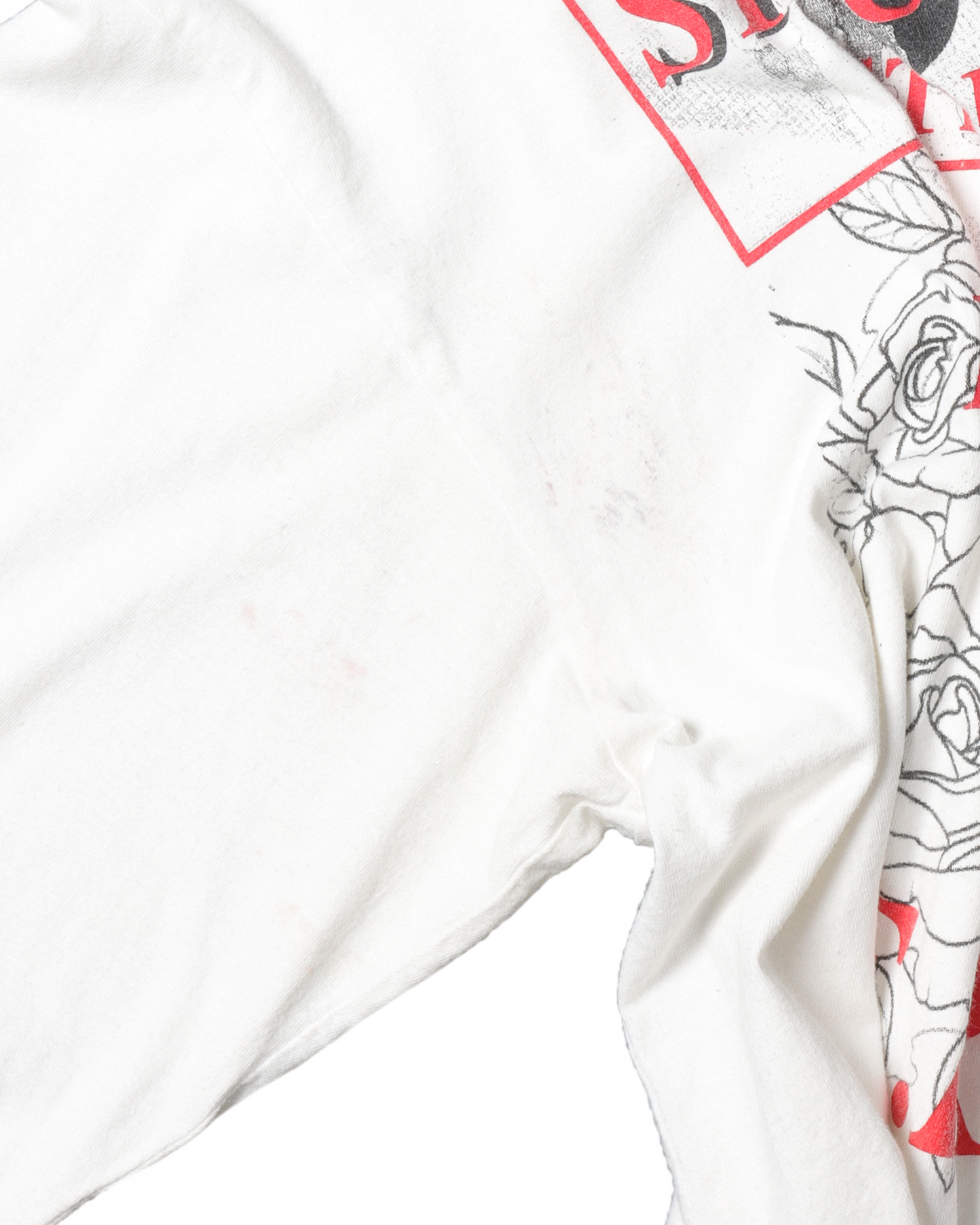 "Strung Out" Raw Hem L/S T-Shirt