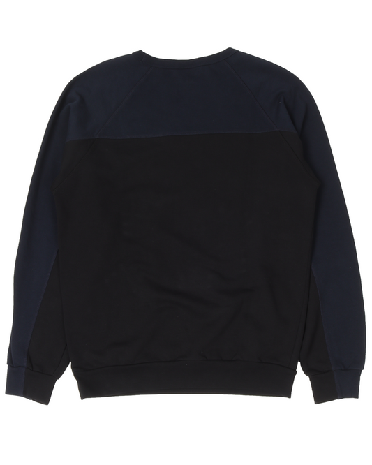 Side Zip Two Tone Sweater