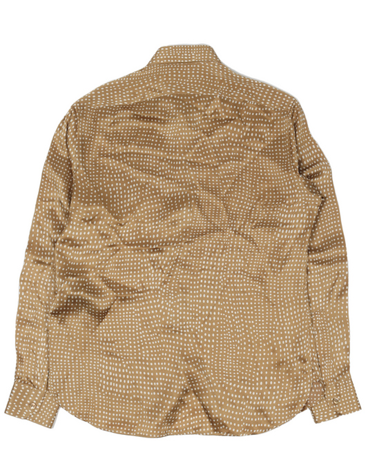 Silk Polka-Dot Shirt