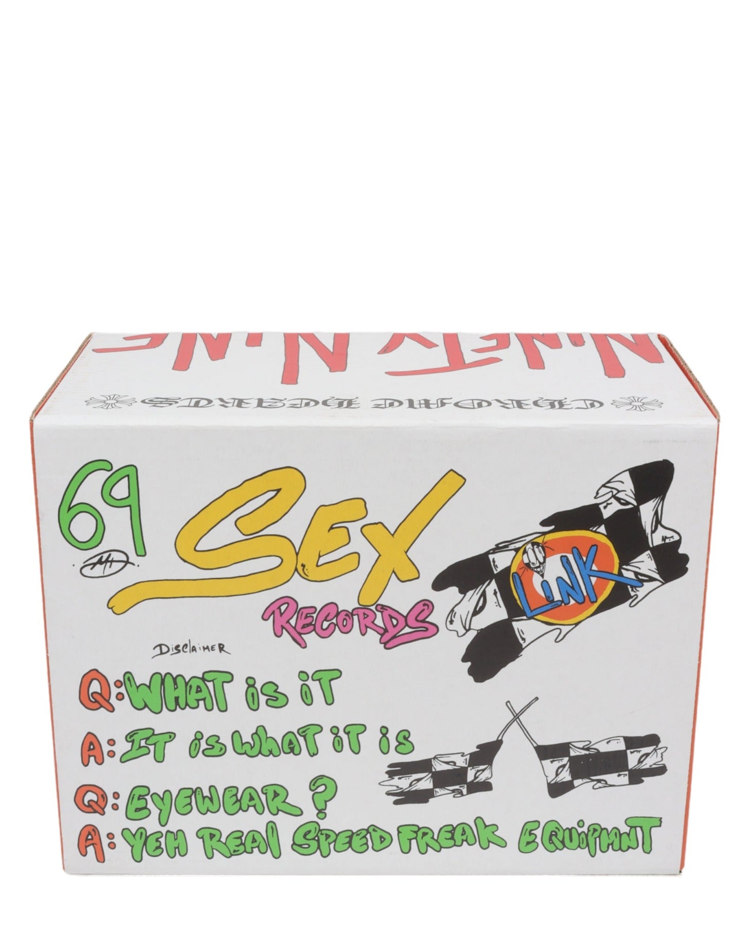 Matty Boy Sex Records 99 Eyes "U LIE'N" Sunglasses & Toy Car