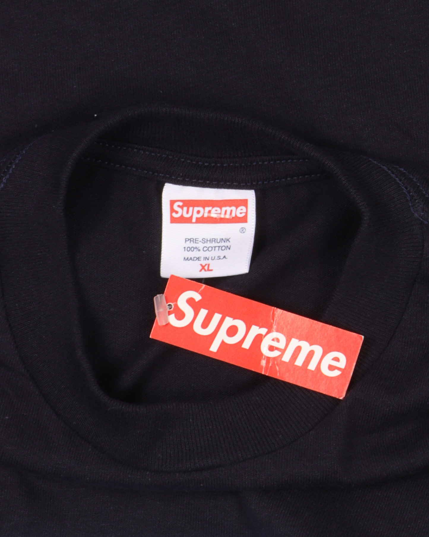 2005 Blue On Blue Box Logo T-Shirt