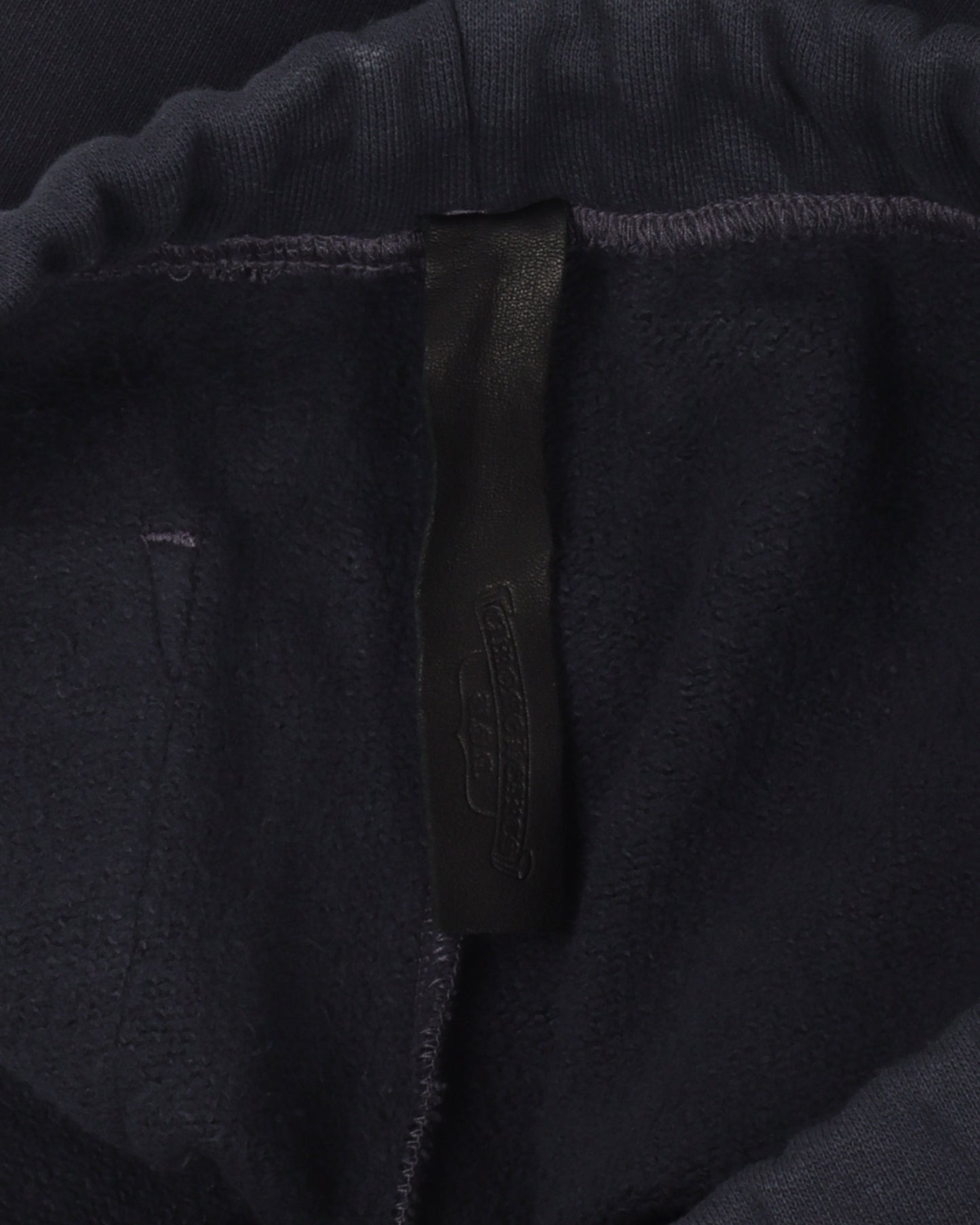 Leather Cross Patch Shorts