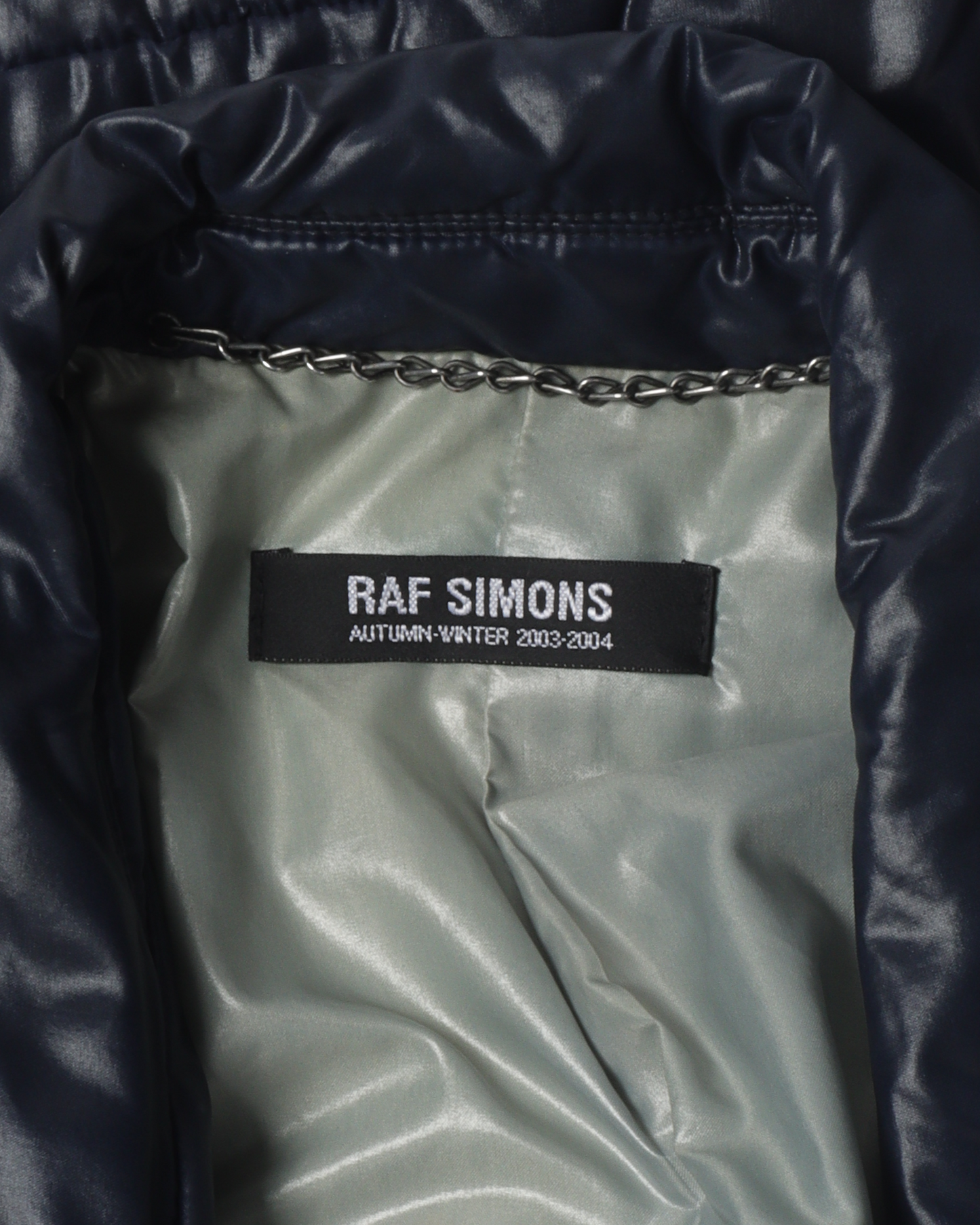 AW03 "Closer" Puffer Motorcycle Jacket