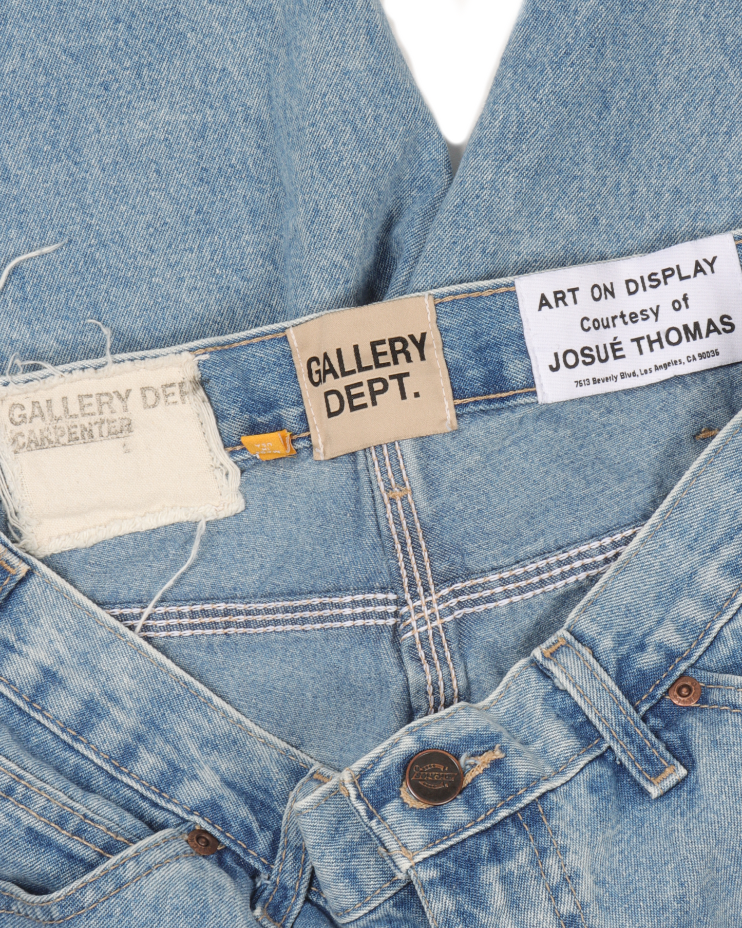 Reconstructed Denim Carpenter Shorts
