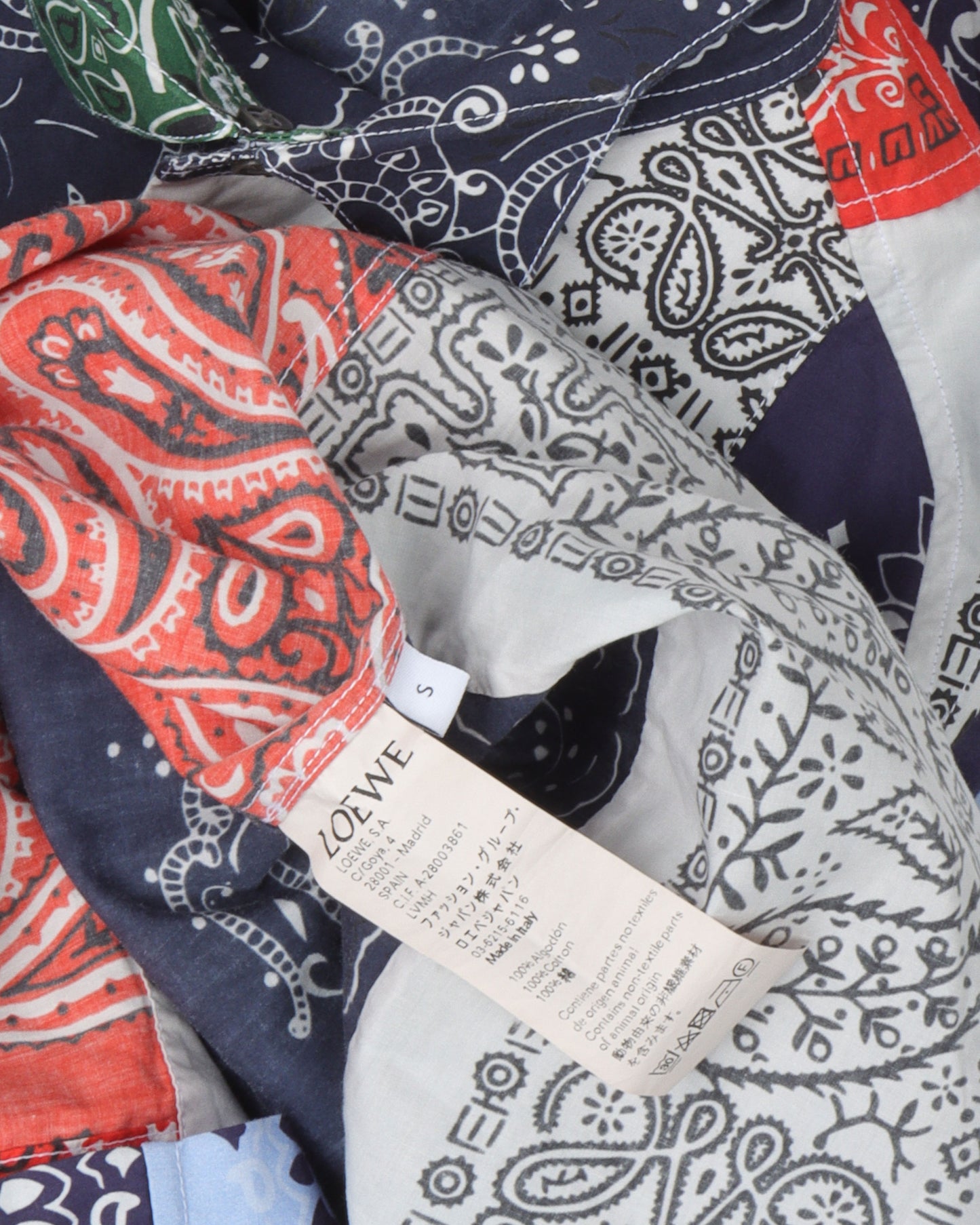 Multicolor Paisley Button Up Shirt