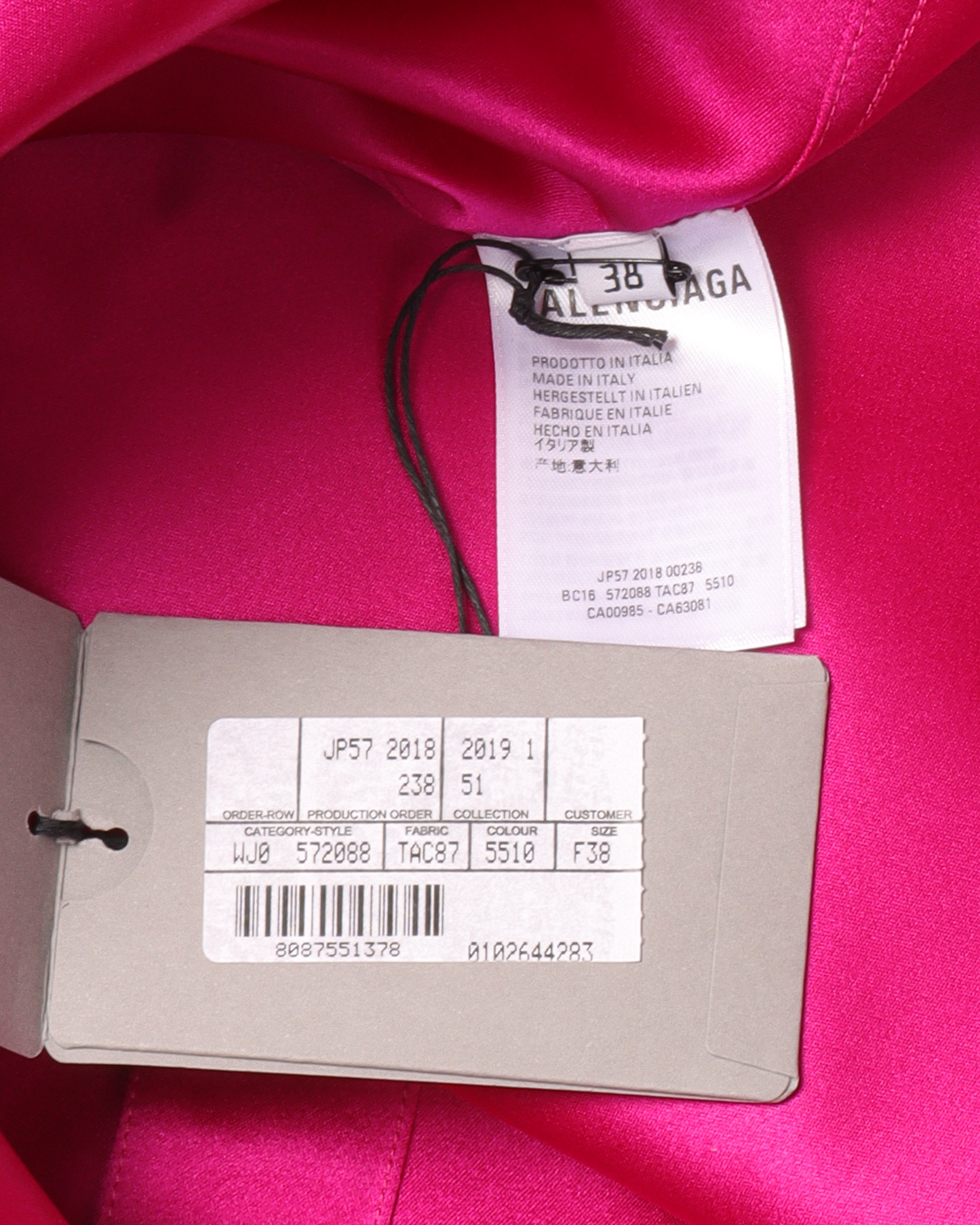 Oversized Silk Dress Shirt