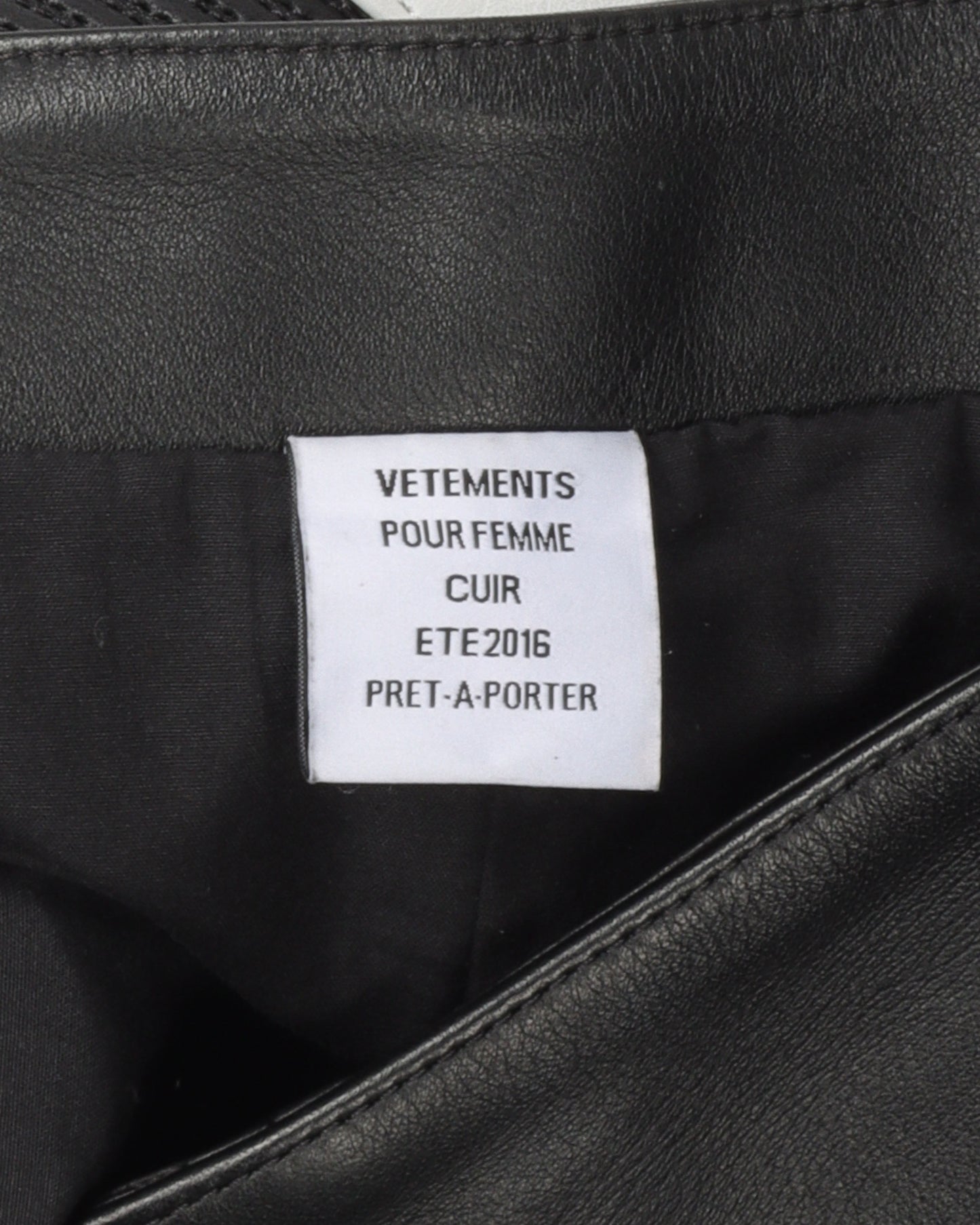 Leather Moto Pants
