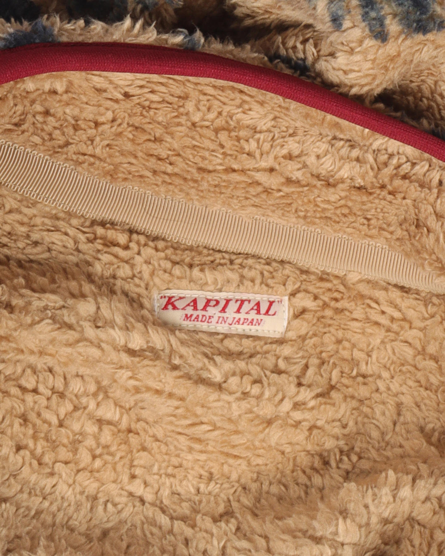 Damask Snap-Button Fleece Jacket