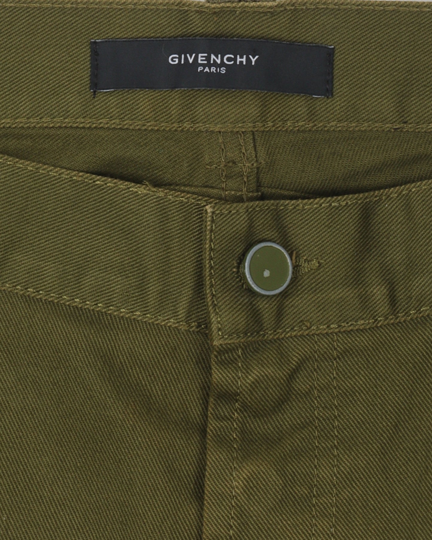 Olive Slim-Fit Denim