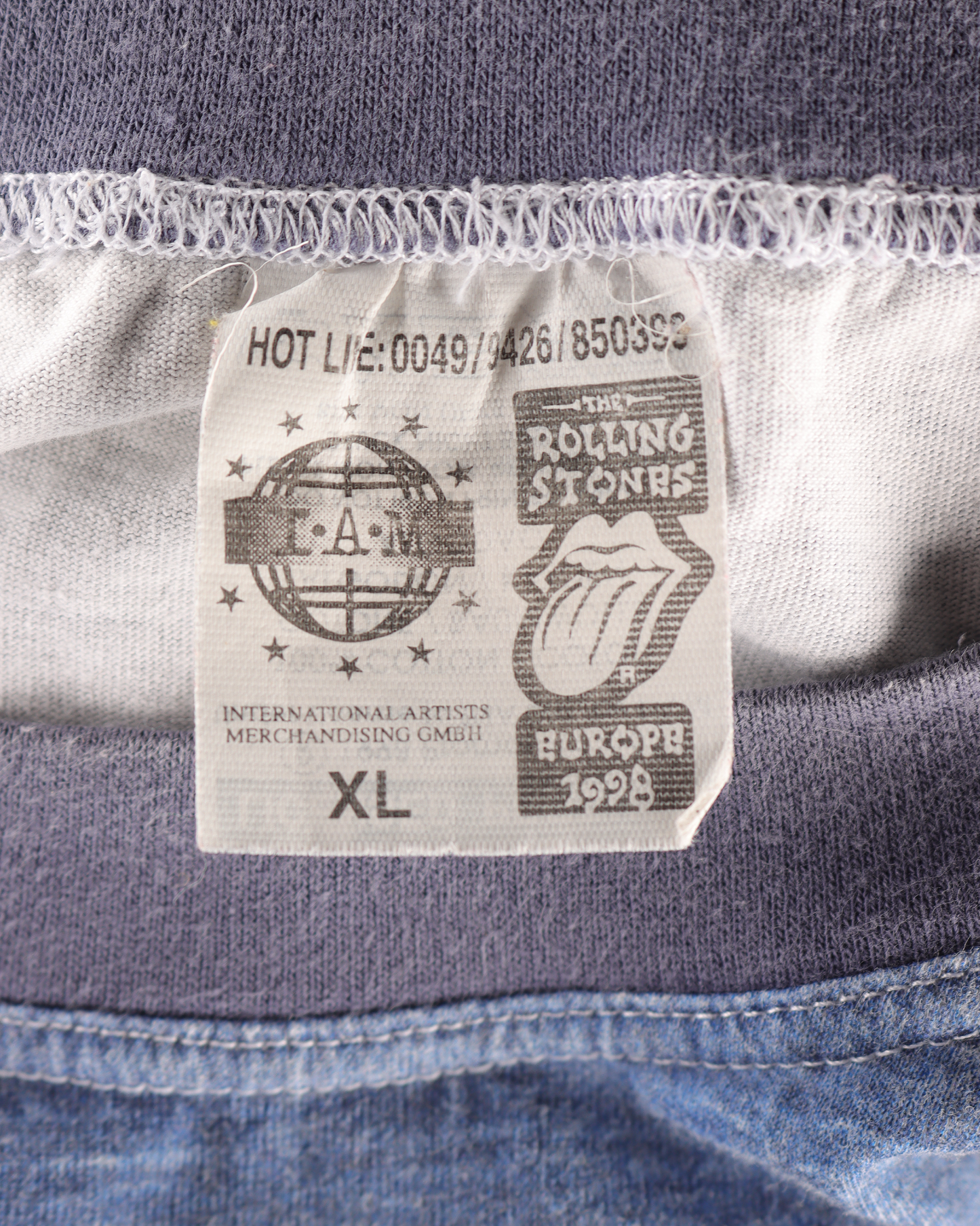 1998 Rolling Stones Europe Tour T-Shirt