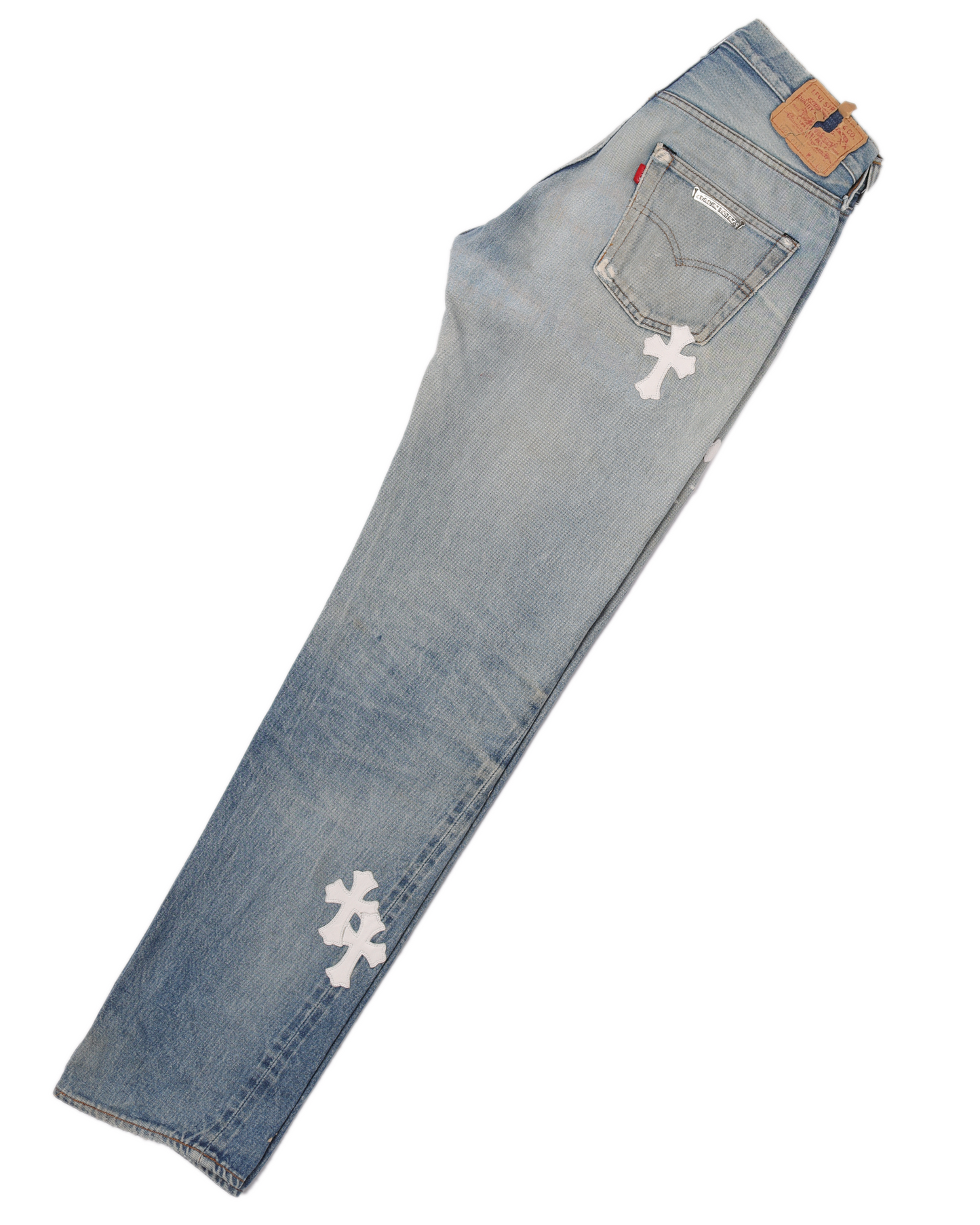 LEVI'S WHITE CROSS PATCH DENIM