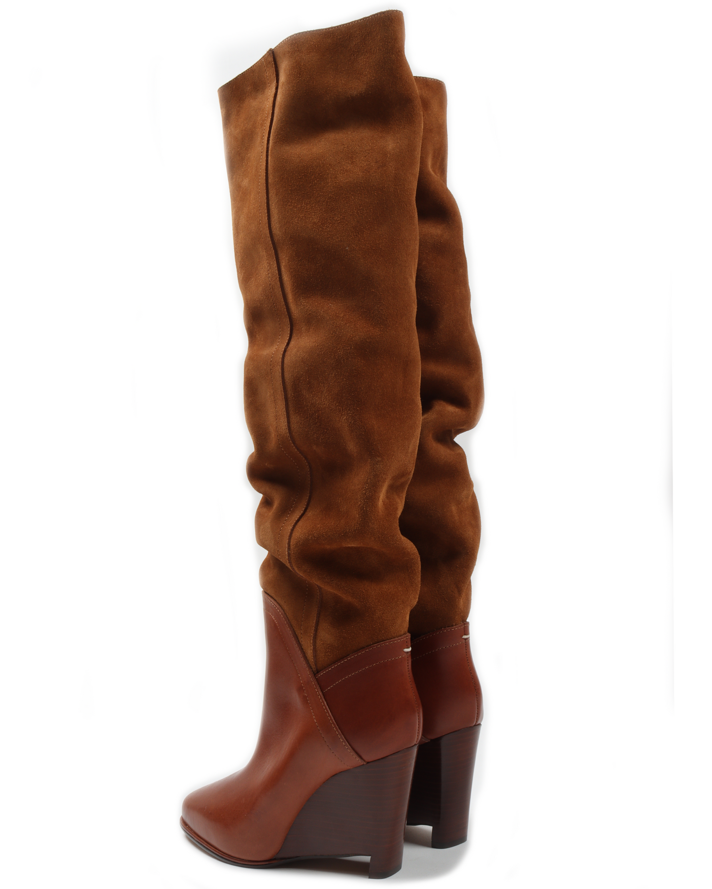 AW16 Galliano Era Suede Leather Boots
