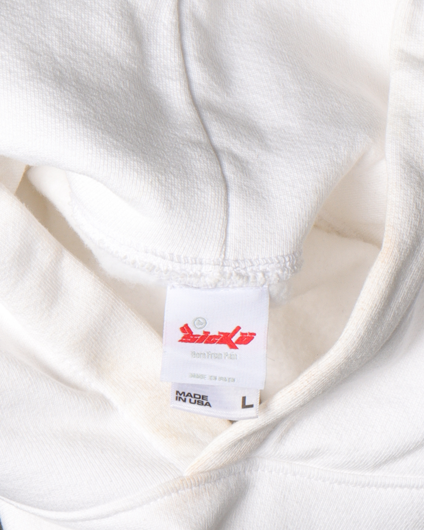 White hoodie