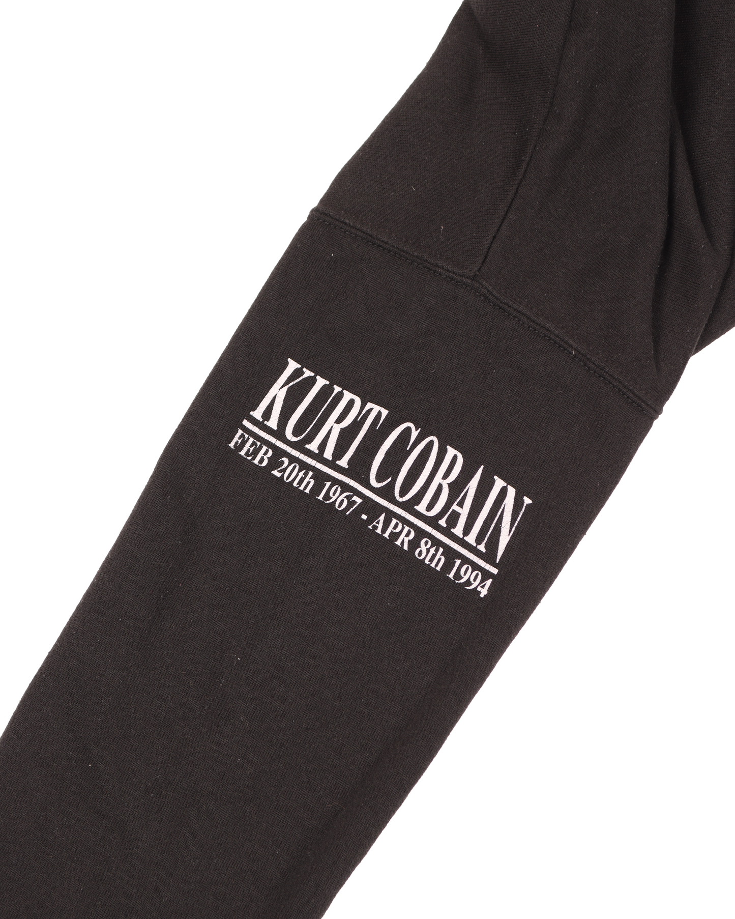 Kurt Cobain Final Tour Paris 1994 Hooded Sweatshirt