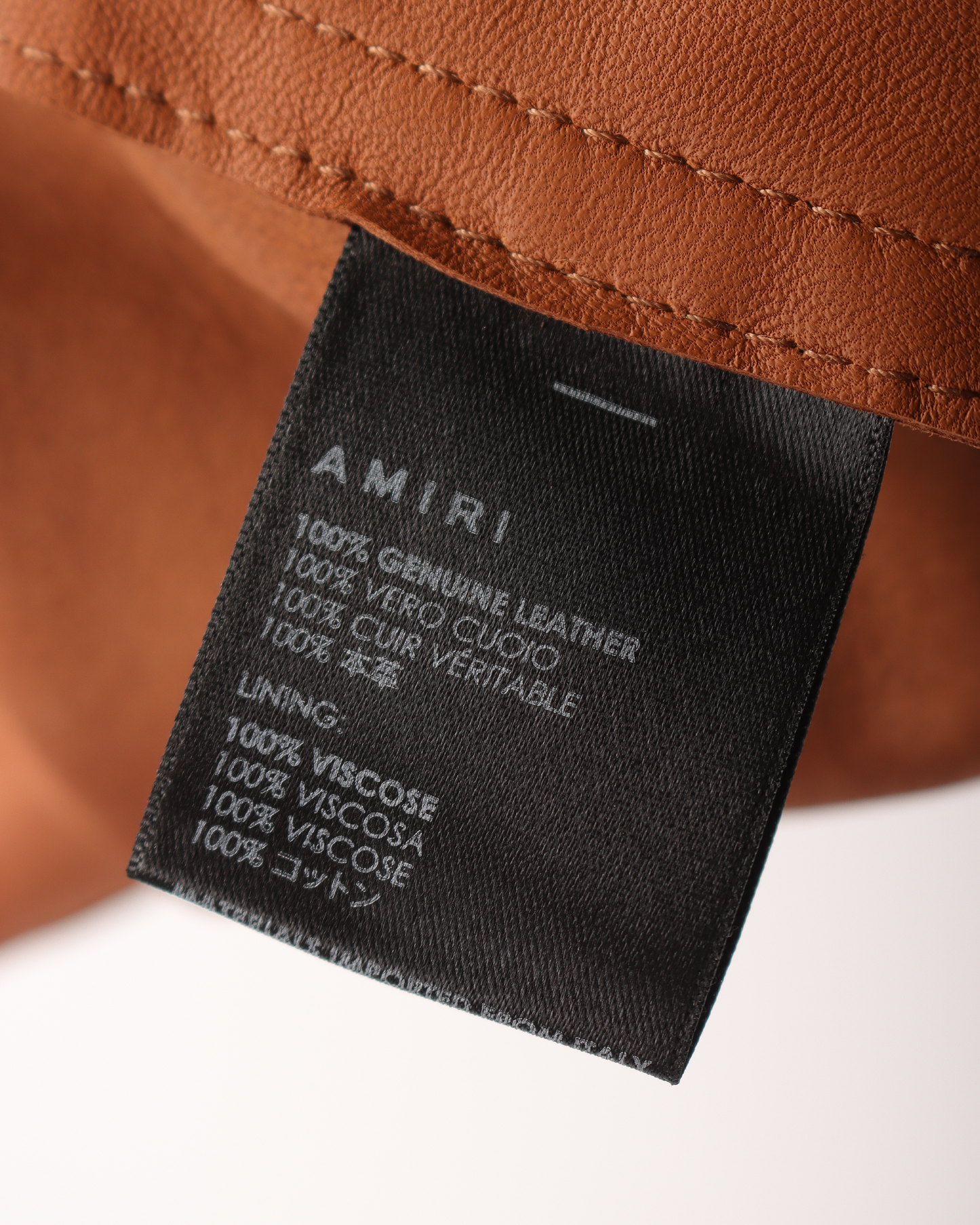 Drawstring Leather Boxer Shorts