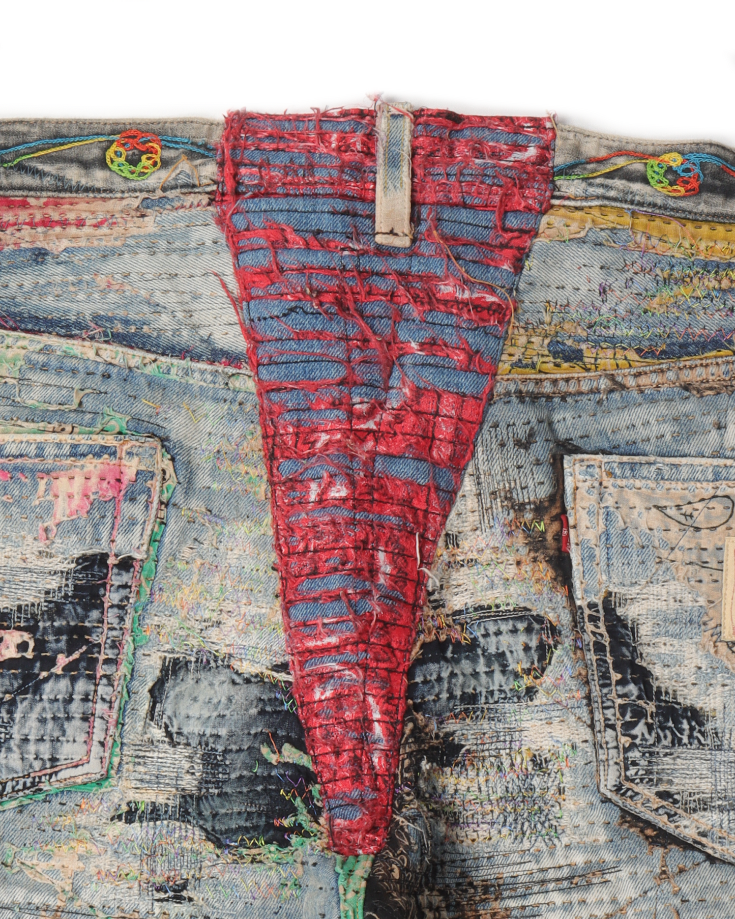 Custom-Fit Patchwork Boro Repair Denim