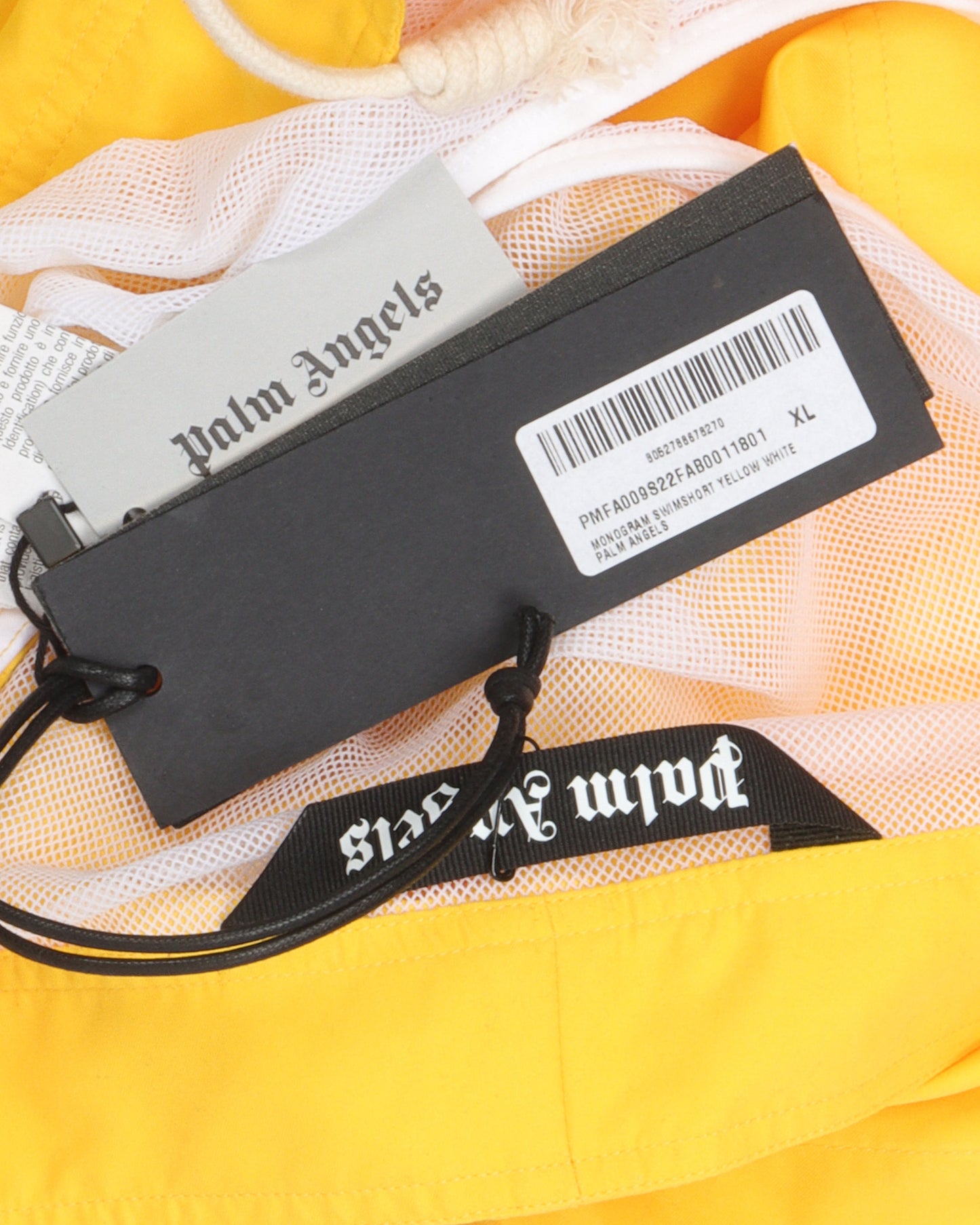 Yellow Monogram Swim Shorts