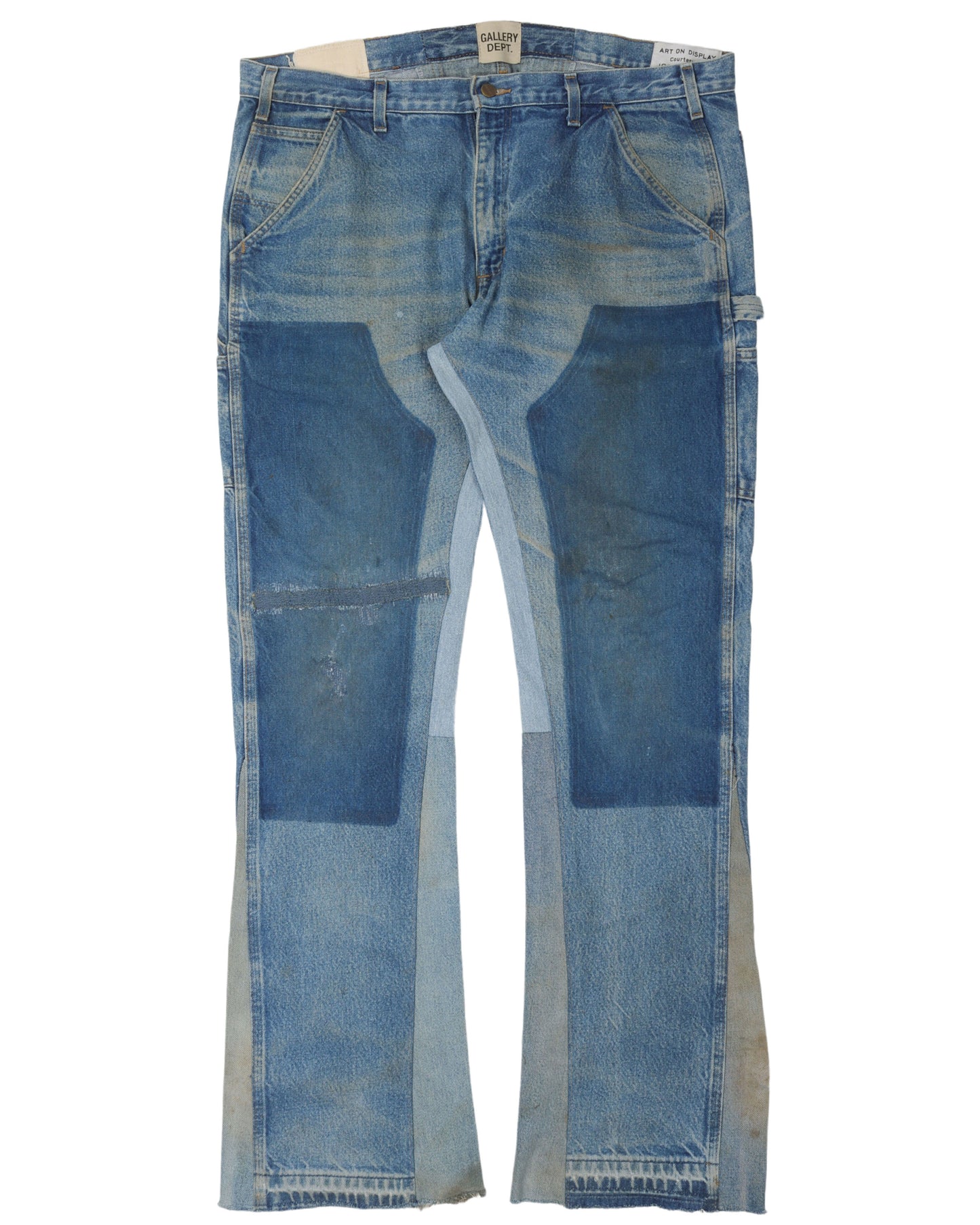La Flare Light Wash Carpenter Pants