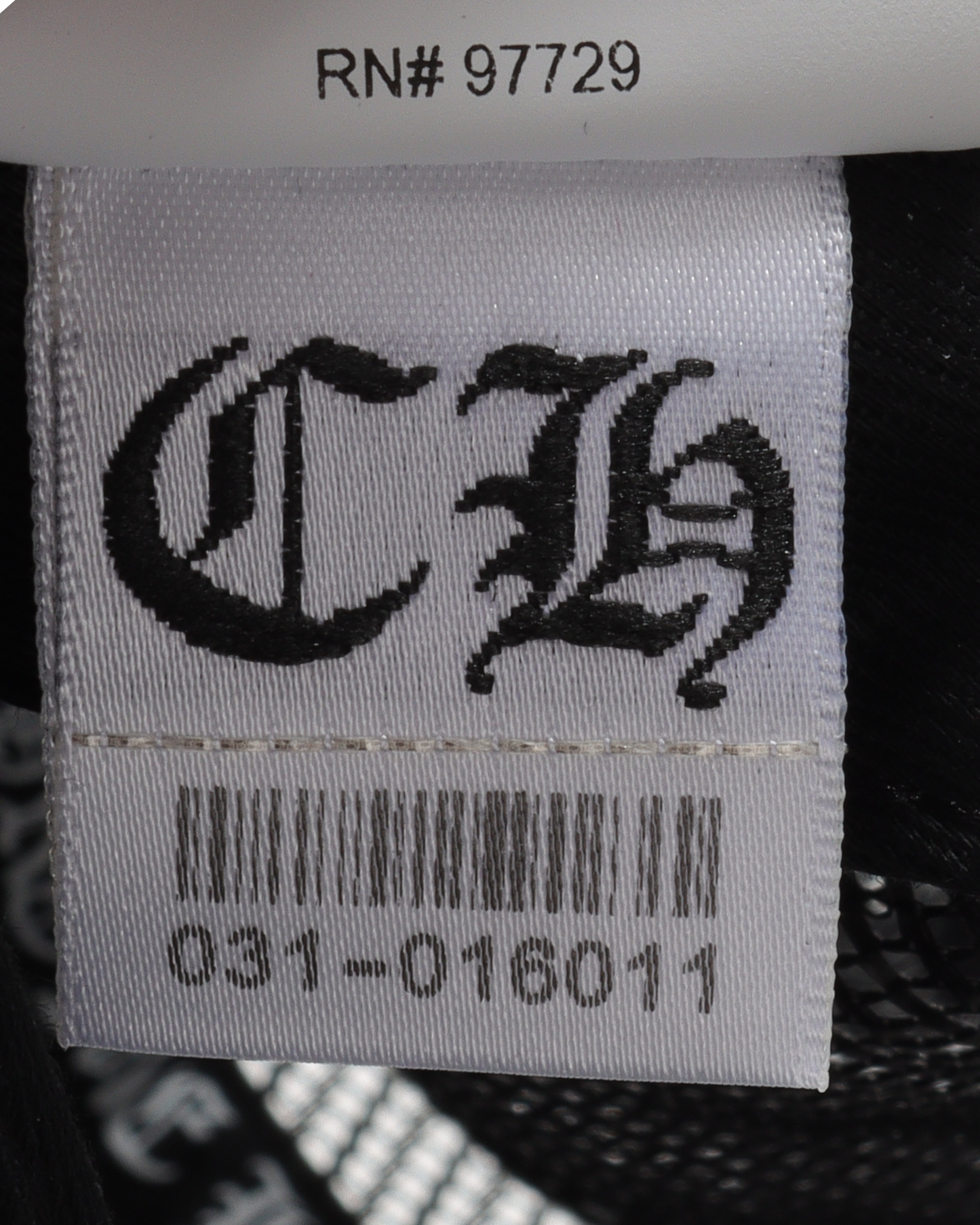 Orange Cemetery Cross Patch Hat