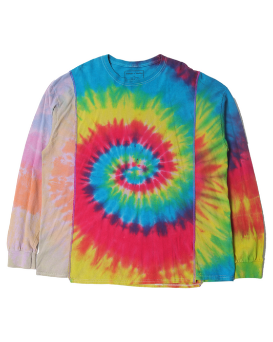 "Rebuild" Tie Dye Long Sleeve T-Shirt
