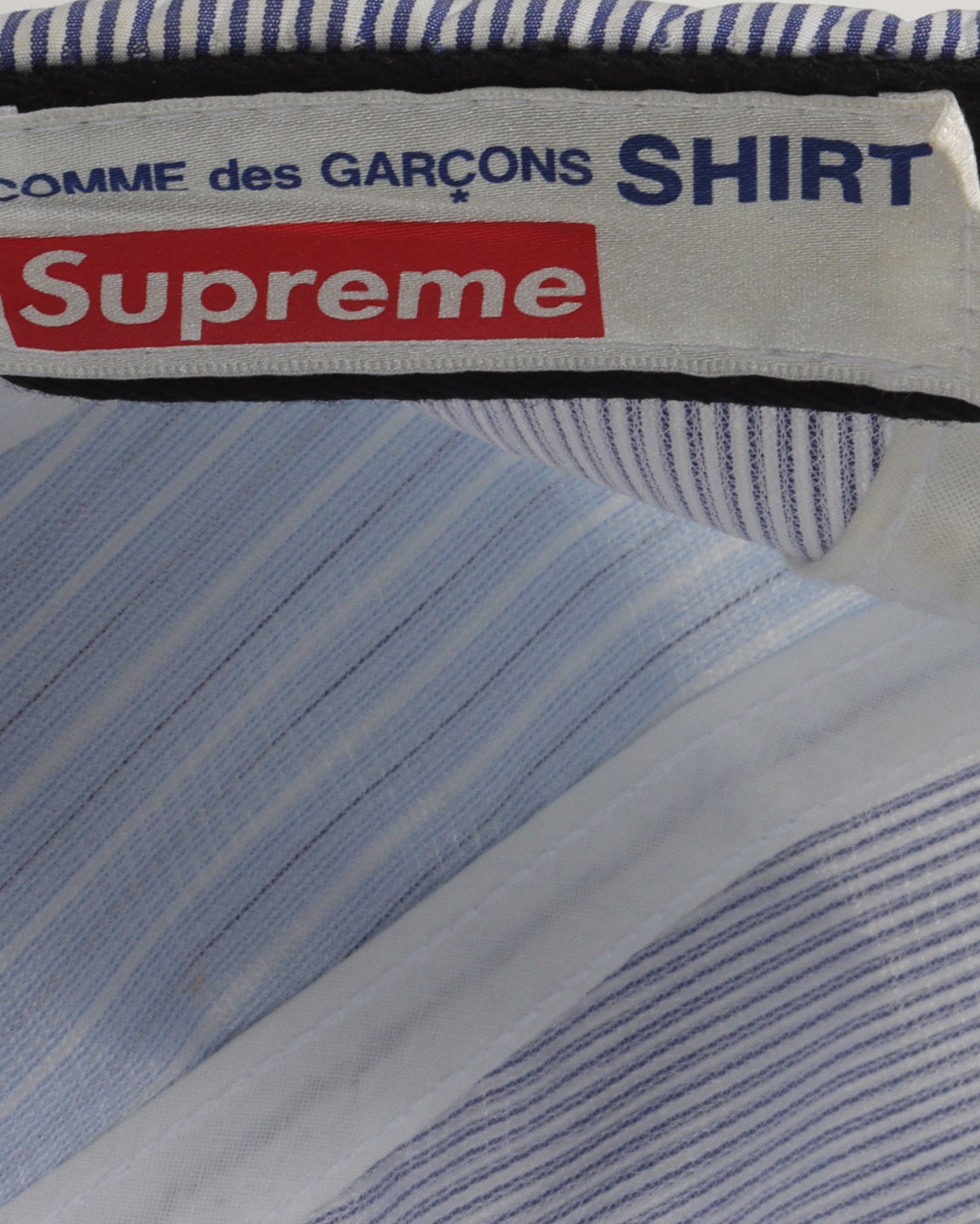Comme Des Garcon Pinstripe 5-Panel Hat