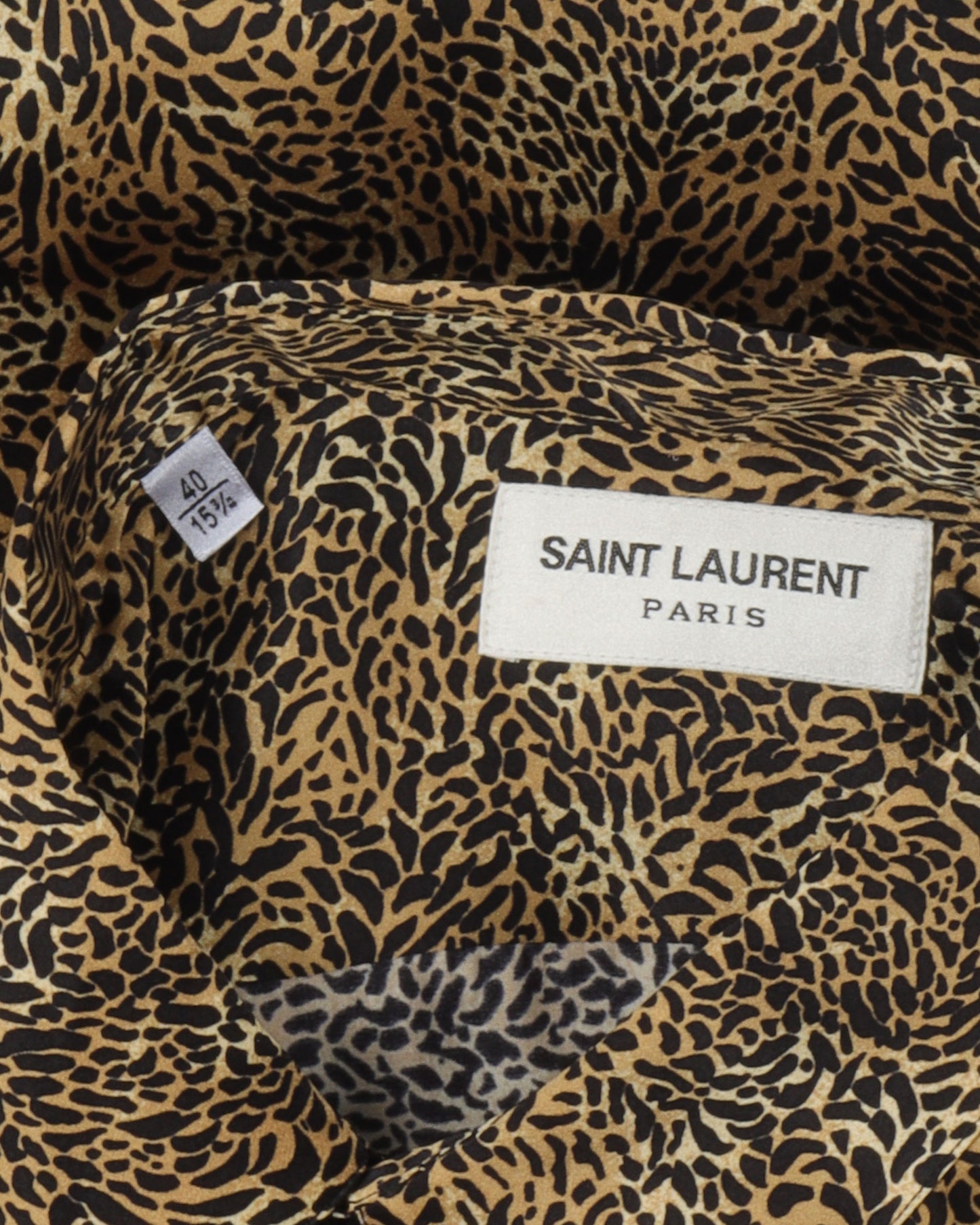Tiger Print Button Shirt