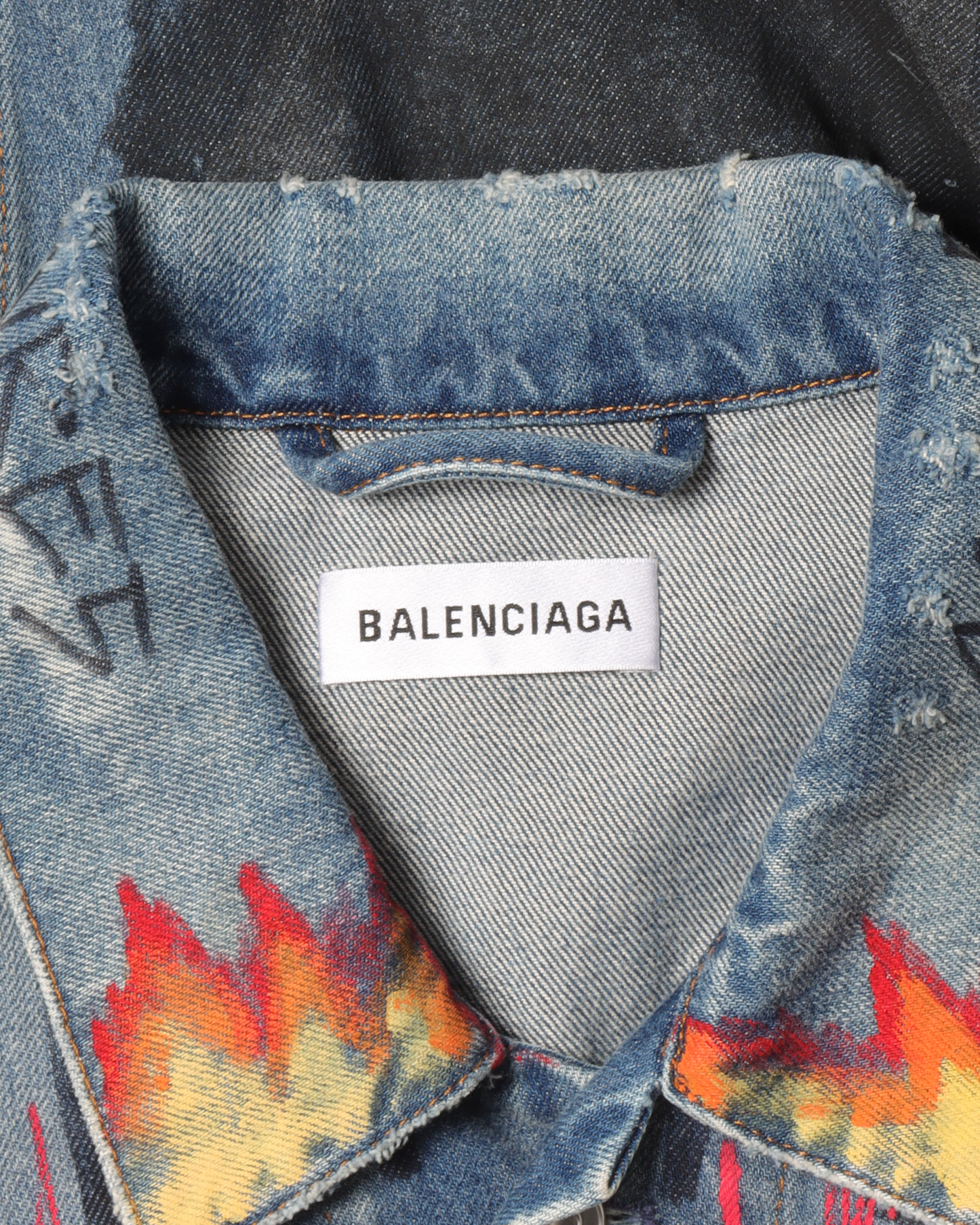 Denim Painted Jacket