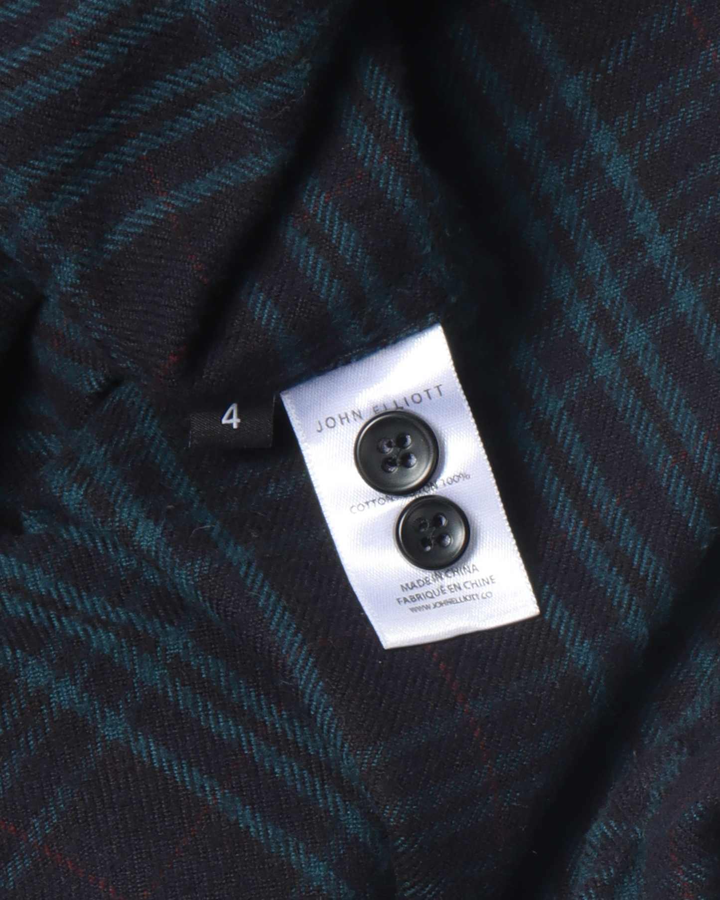 Black and Green Flannel